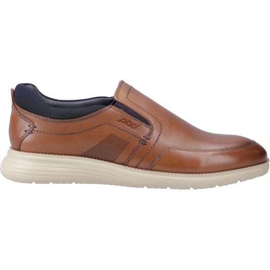 Pod Holden Leder/Textil Herren Turnschuhe Cognac - Image 5