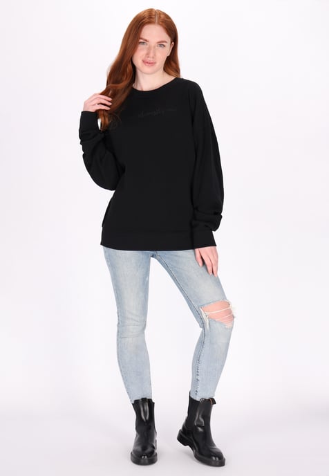 Dreimaster Sweatshirt Damen Schwarz - Image 2
