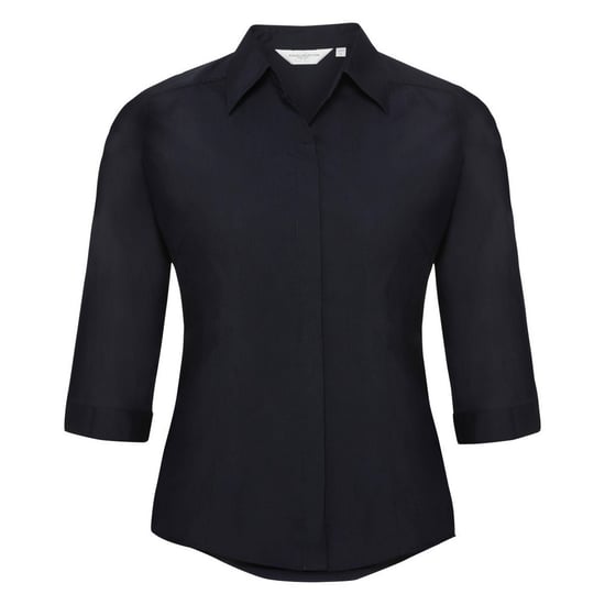 Russell Collection - Bluse mit Dreiviertel-Ärmeln - Damen (Marineblau) - Image 1