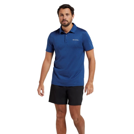 Mountain Warehouse Mens Deuce IsoCool Polo Shirt (Dark Blue)