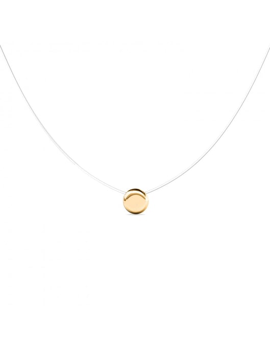 Mond-Halskette - Gold und Kristall - Image 5