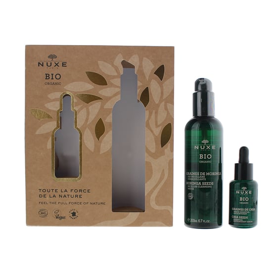 Nuxe Bio Organic 2 Piece Gift Set: Serum 30ml - Micellar Cleansing Water 200ml - Image 1