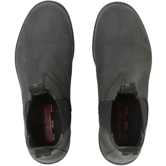 Harte Yakka Brunswick Leder Herren Charcoal Nubuck Stiefel - Image 4