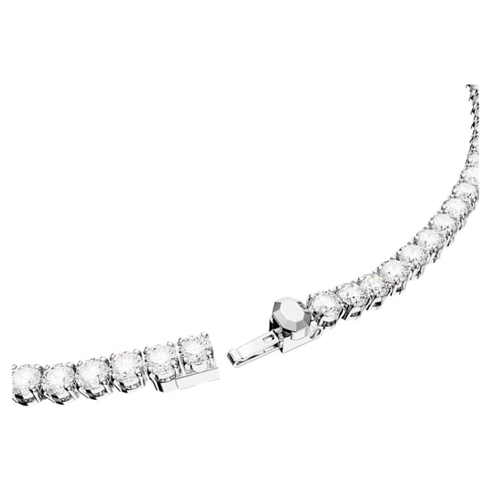 Swarovski 'Matrix' Damen Halskette aus Basismetall - Silber 5681796 - Image 3