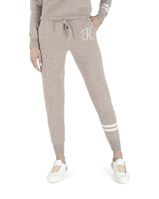 Premium Kaschmir Strick Jogginghose - Image 1