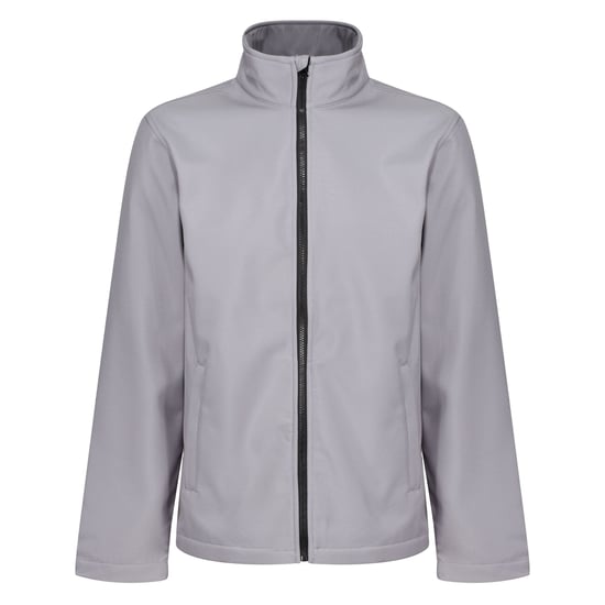 Regatta Standout Mens Ablaze Printable Soft Shell Jacket (Rock Grey/Black)
