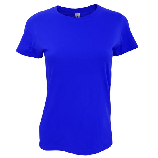 SOLS Womens/Ladies Imperial Heavy Short Sleeve T-Shirt (Denim) - Image 2