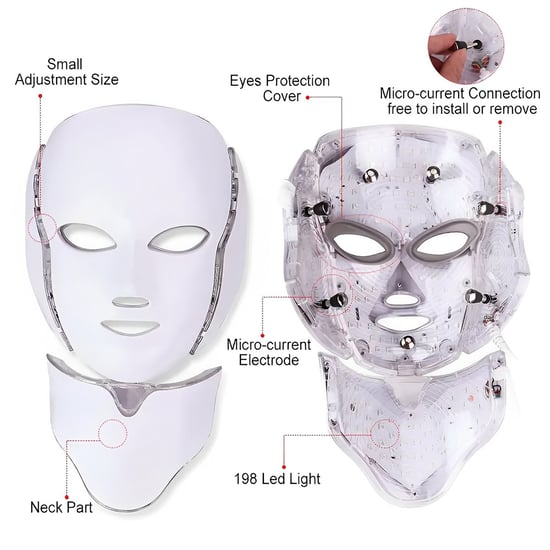 7-farbige LED-Maske für Gesicht und Hals - limitierte Auflage - Image 4