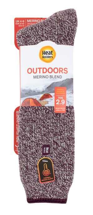 Heat Holders Damen-Thermosocken mit langem Bein, verstärkt, 2,9 TOG, Outdoor-Merinowolle, Thermosocken für Winterwein - Image 2