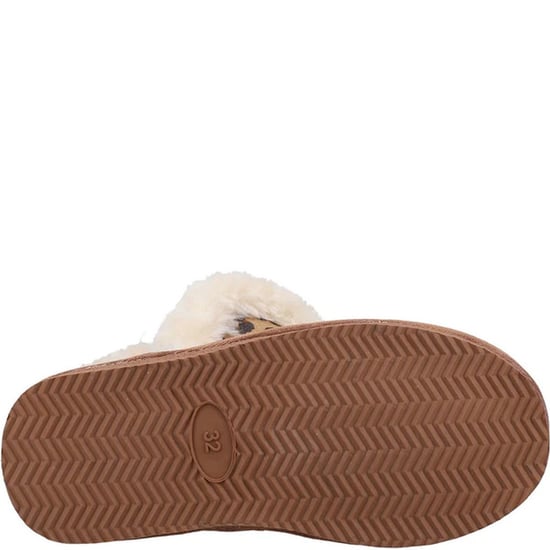 Hush Puppies Mädchen Ashlynn Leopard Print Wildleder Hausschuhe (Leopard) - Image 3
