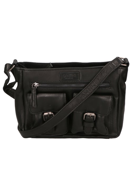 Santini Crossbody bag unisex BLACK
