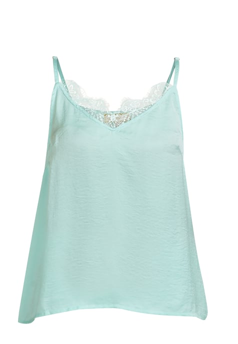 Mymo Spitzentop Damen Aqua - Image 1