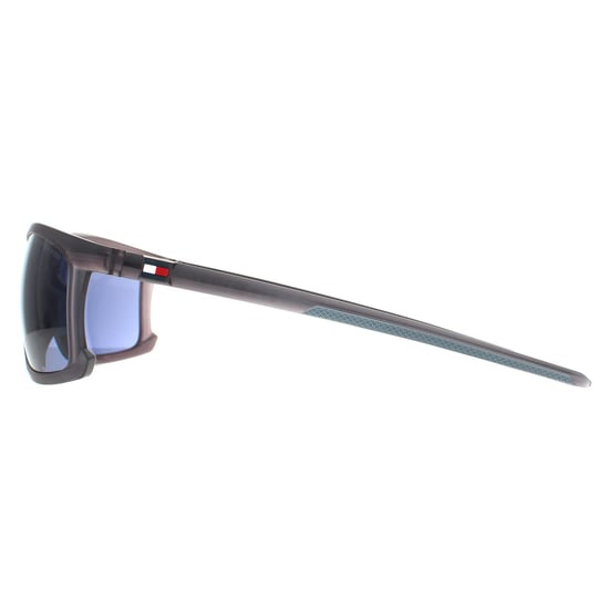 Tommy Hilfiger Rectangle Mens Matte Grey Blue TH 1915/S