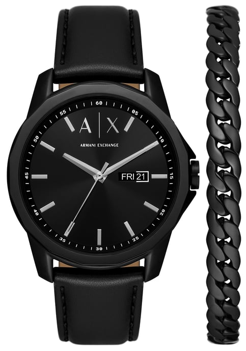 Armani Exchange Banks Men's Black Watch AX7147SET