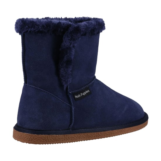 Hush Puppies Womens/Ladies Ashleigh Wildleder Slipper Stiefel (Navy) - Image 2