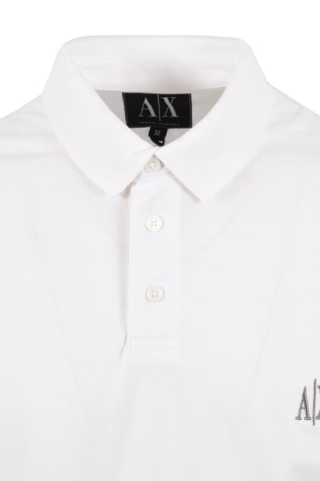 Armani Exchange Regular Poloshirt Off-White - Image 2