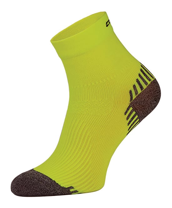 COMODO - Unisex Chaussettes de Contention pour Running Compression pour Sport - Néon Yellow - Image 1