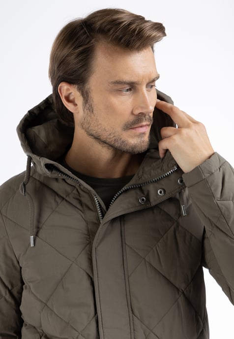 Dreimaster Übergangsjacke mit leichter Wattierung Herren oliv - Image 5