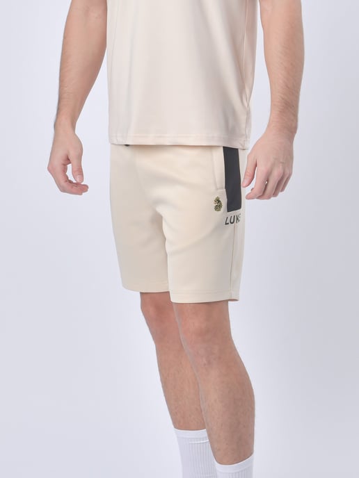 Luke 1977 Men's Newcastle Sweat Shorts in Ecru