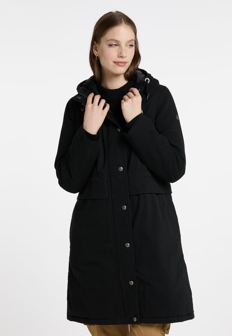 Dreimaster Wintermantel Damen schwarz - Image 3