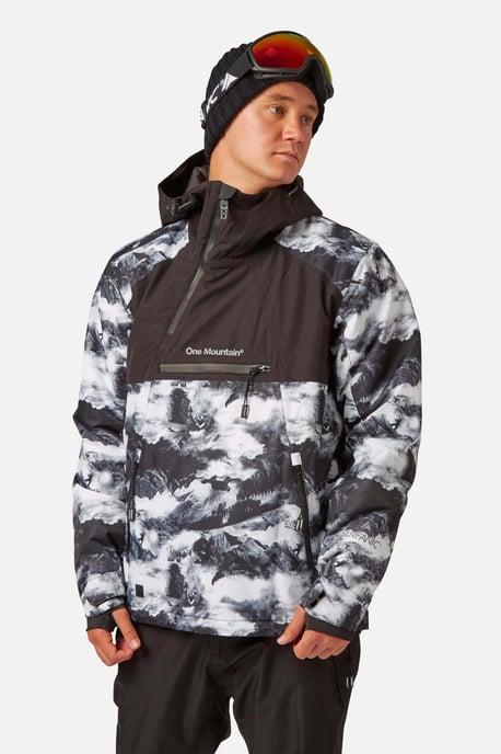 Zero Hypadri Ski Jacket White Out Print