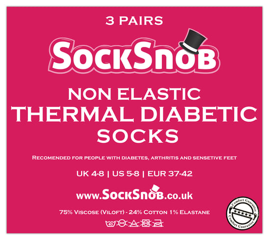 12 Pack Damen nicht elastische thermische diabetische Socken | Socken Snob | Frauen Soft Top Socken für schlechte Durchblutung - grau - Image 2