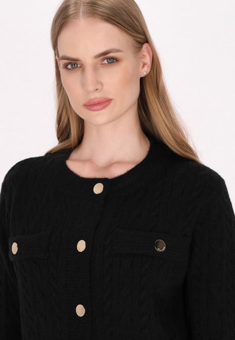 Dreimaster Cardigan Damen Schwarz - Image 5