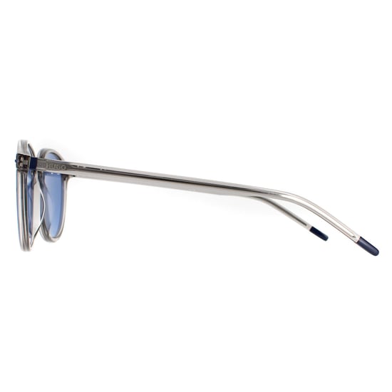 Hugo par Hugo Boss Round Mens Gray Blue Avio HG 1169 / S - Image 3