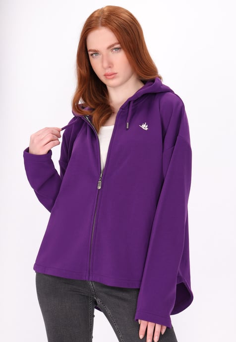 Dreimaster Sweatshirt Damen Dunkellila - Image 3