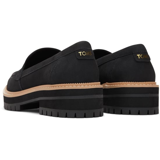 TOMS Cara Leder Damen Schwarz Loafers - Image 2
