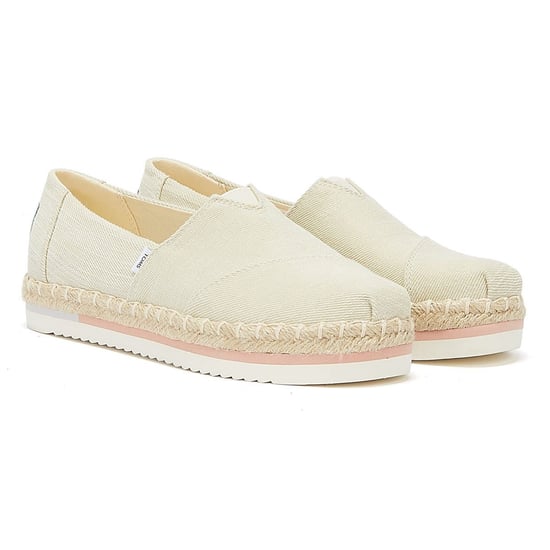 TOMS Alpargata Plattform Seil Womens Natural Espadrilles - Image 1