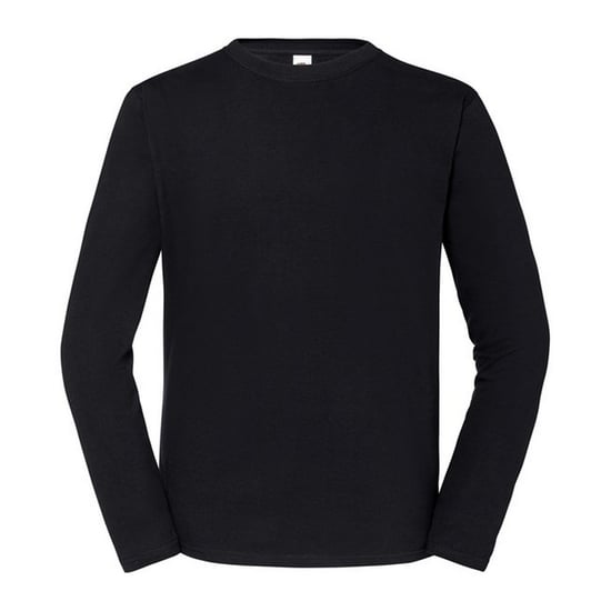 Fruit of the Loom Herren Iconic 195 Premium Ringspun Baumwolle Langarm T-Shirt (Schwarz) - Image 1
