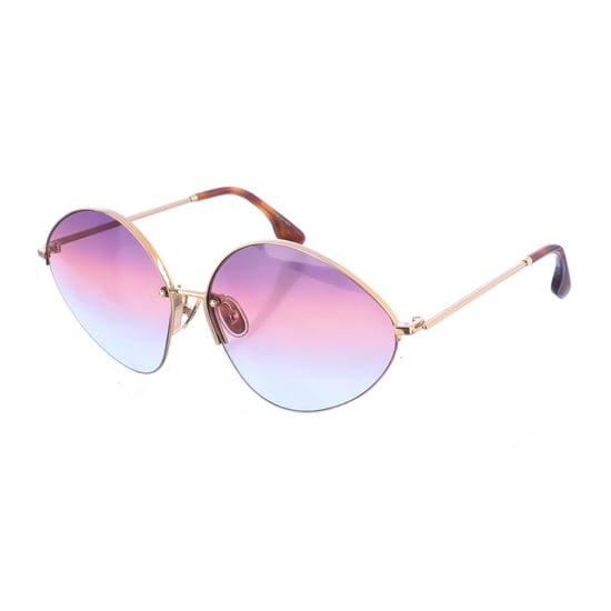 VB220S women's oval-shaped metal sunglasses