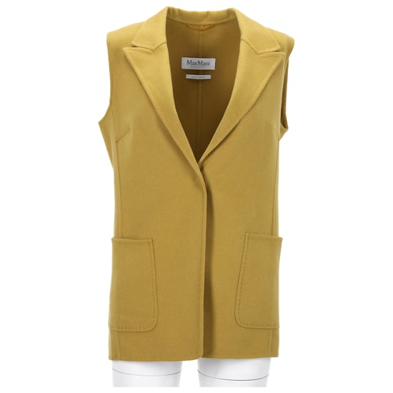 Max Mara Wende-Weste aus gelber Wolle - Image 6