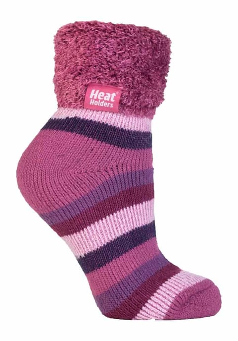 Rutschfeste, niedrig geschnittene Thermo-Slipper-Bettsocken für Damen mit Griffen - Image 1