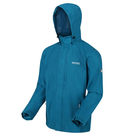 Regatta Great Outdoors Herren Outdoorjacke Matt mit Kapuze, wasserfest (Petrol/Gulfstream) - Image 4