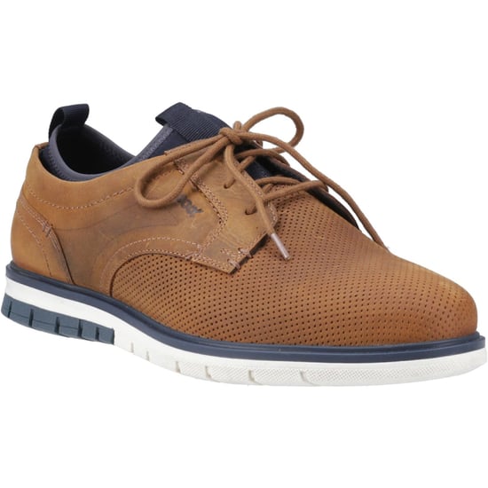 Pod Murphy Leder Männer Tan Lace-Up Schuhe - Image 1