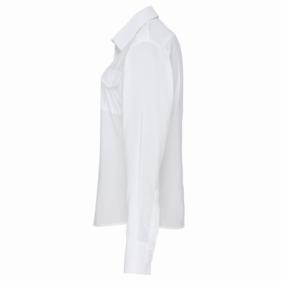 Premier - Pilotenhemd für Damen Langärmlig (Weiß) - Image 3