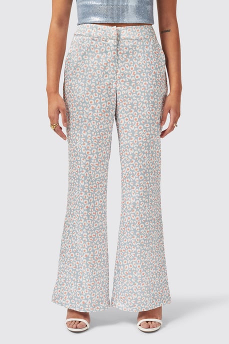 Amarantha Slim Fit Blue Trouser
