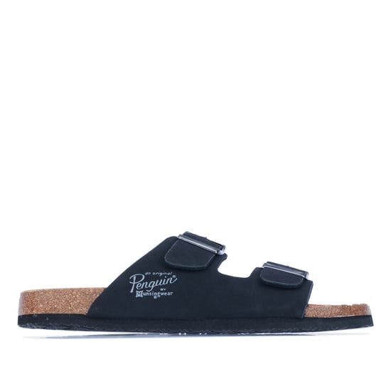 Sandales Port Buckle Original Penguin Pour Homme en Noir - Image 1