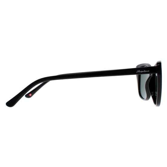 Montana Cat Eye Womens Black G15 Green Polarized MP42