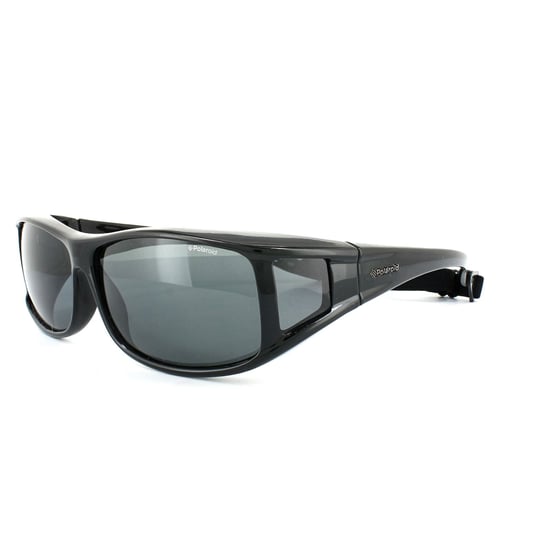 Polaroid Suncovers Wrap Unisex Black Grey Polarized Sunglasses