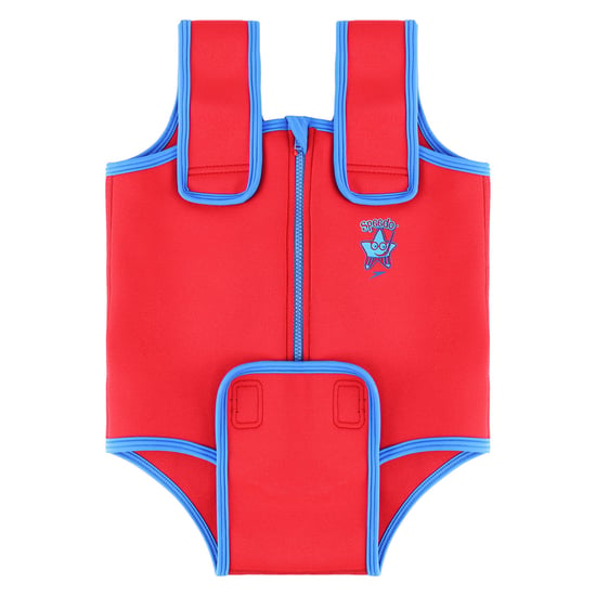Speedo Sea Squad Rot/Blau Neopren-Badeanzug für Kinder - Image 1