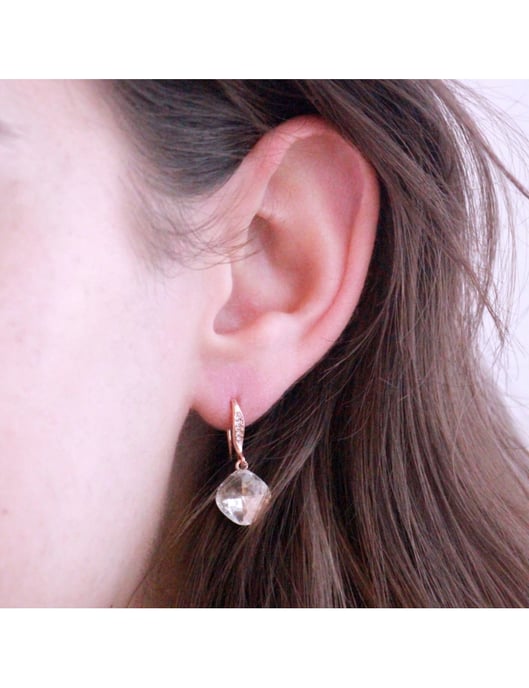 Tiffy Hook Set und Box - Rose Gold und Kristall - Image 4