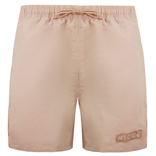 Nicce Stretch Waist Pink Mens Crib Swim Shorts 211 1 06 15 0339