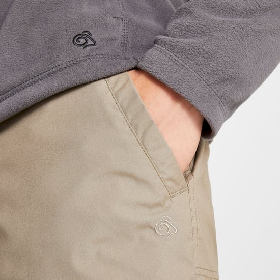 Craghoppers Mens Expert Kiwi Tailored Trousers (Pebble Brown) - Image 2