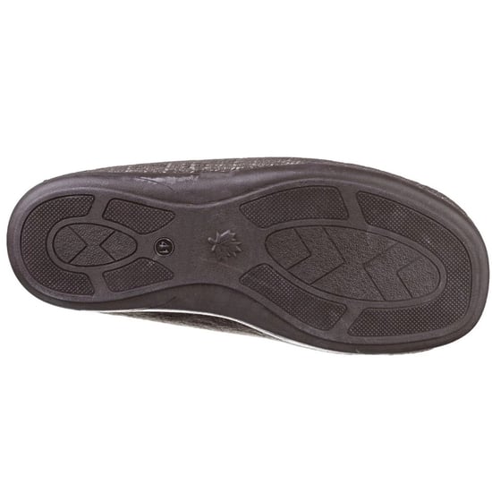 Cotswold Mens Stanley Moc Toe Full Slipper (Brown)