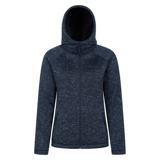 Mountain Warehouse - "Nevis" Hoodie mit durchgehendem Reißverschluss für Damen (Marineblau) - Image 1