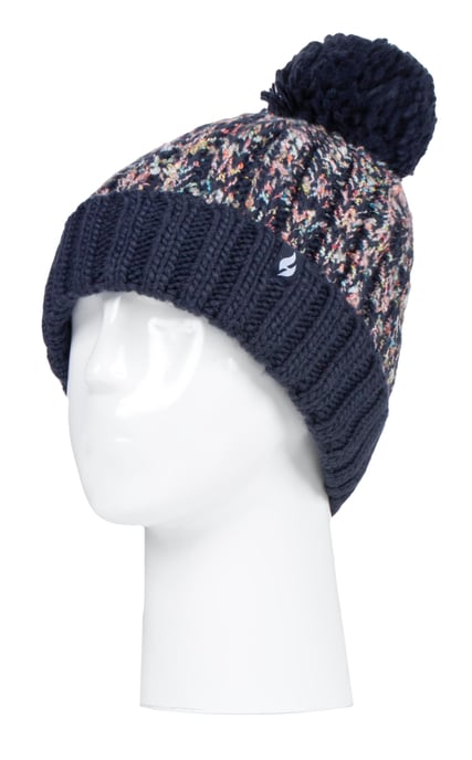 HEAT HOLDERS - Thermische Winterbommelmütze für Damen mit großem Pom Pom - Image 1
