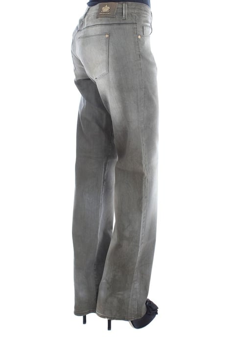 Ermanno Scervino Damen Graue Baumwollmischung Lockere Boyfriend-Jeans - Image 4